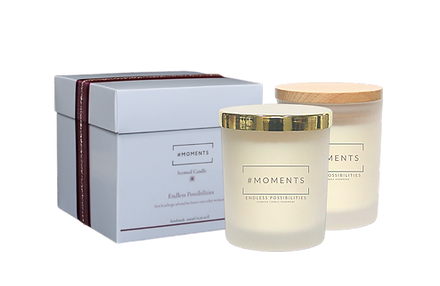 Endless Possibilities fragrance candle geurkaars hout en goud Skin & Beauty Marlies Hoogeveen
